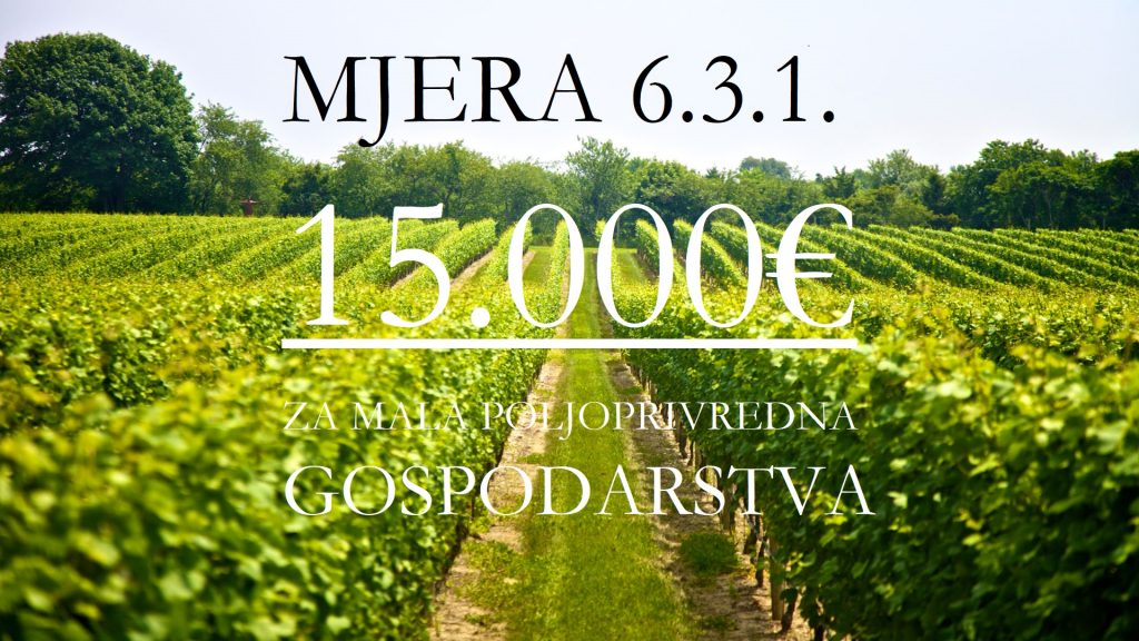 Prijavljeno 17 projektnih prijedloga za tip operacije 6.3.1.
